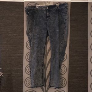 Nwot bongo plus acid washed stretch denim jeans